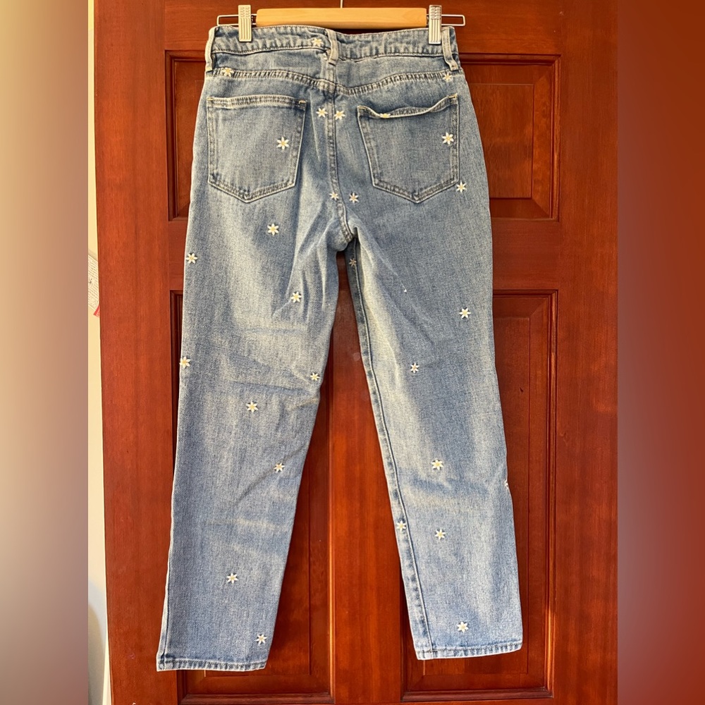 embroidered flower pacsun jeans - Picture 4 of 4